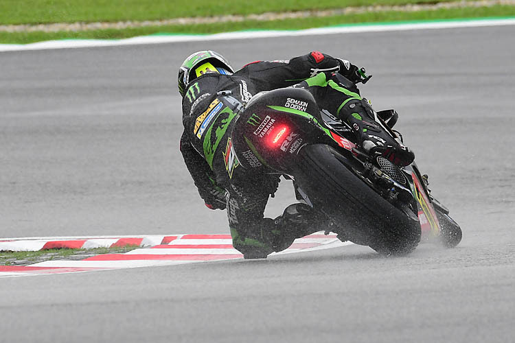 Johann Zarco im Regen von Sepang