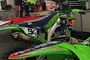 Ken Roczen testet die Pro Circuit Kawasaki mit Red Bull Branding