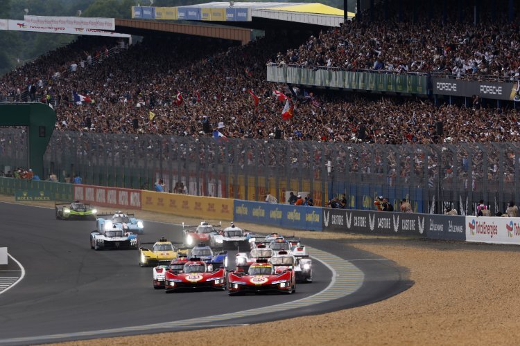 Ferrari vorne: Der Rennstart 2023 in Le Mans