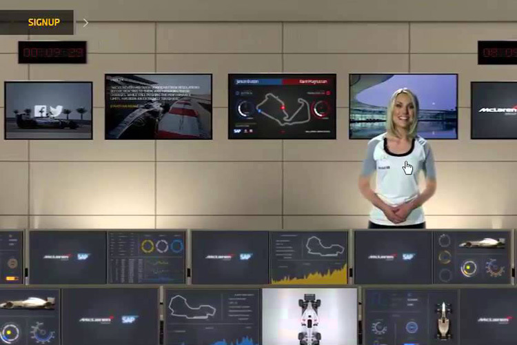 Die virtuelle Mission-Control von McLaren