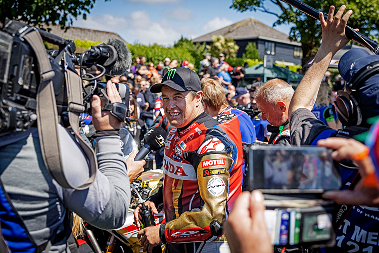 Die Augen waren auf John McGuinness gerichtet