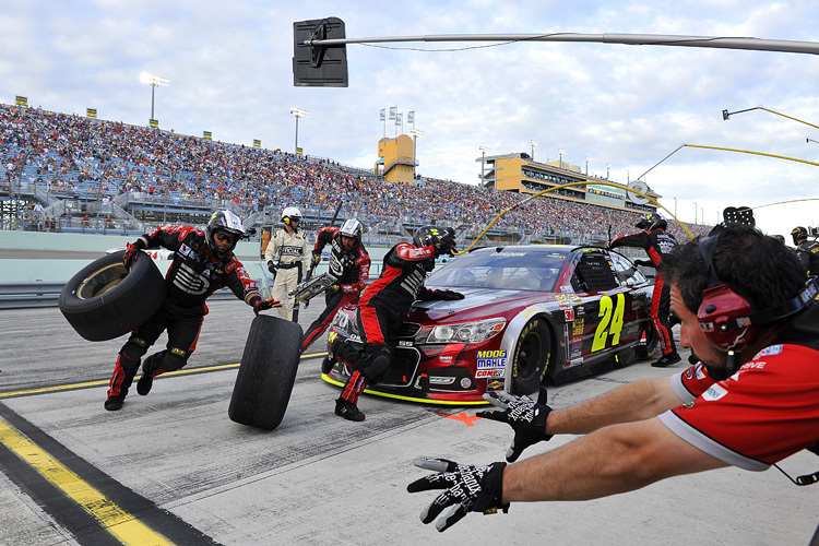 Perfektes NASCAR-Aushängeschild: Jeff Gordon in seinem No. 24-Chevy