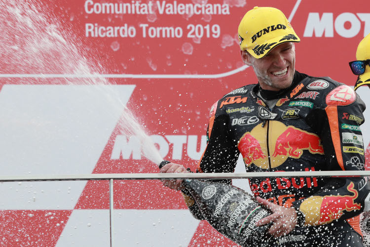 Brad Binder sorgte für den 101. Sieg eines Red Bull Rookies in der WM