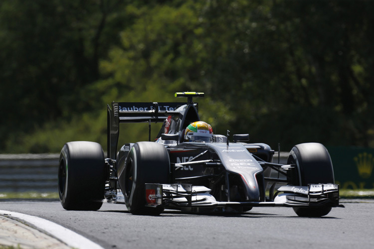 Esteban Gutiérrez auf dem Hungaroring