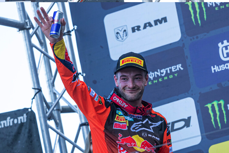 Jeffrey Herlings erreichte in Pietramurata das Podium