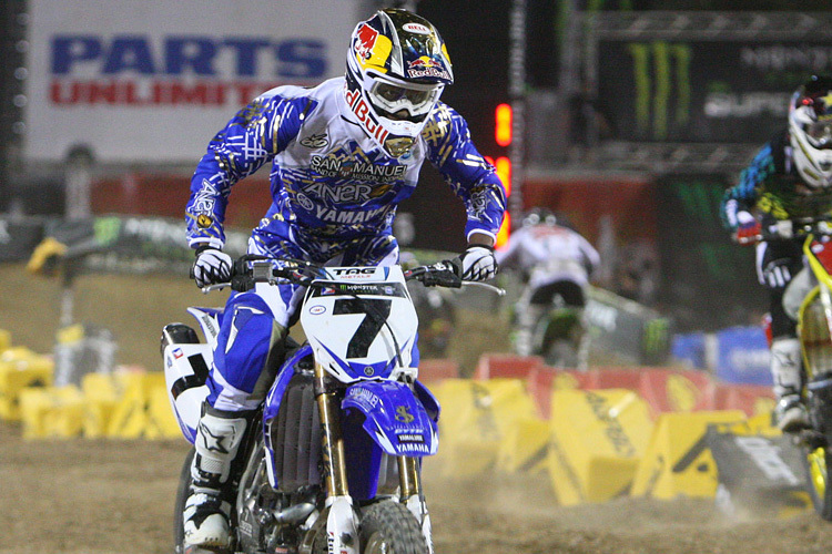 James Stewart wurde 2009 auf Yamaha Supercross-Weltmeister