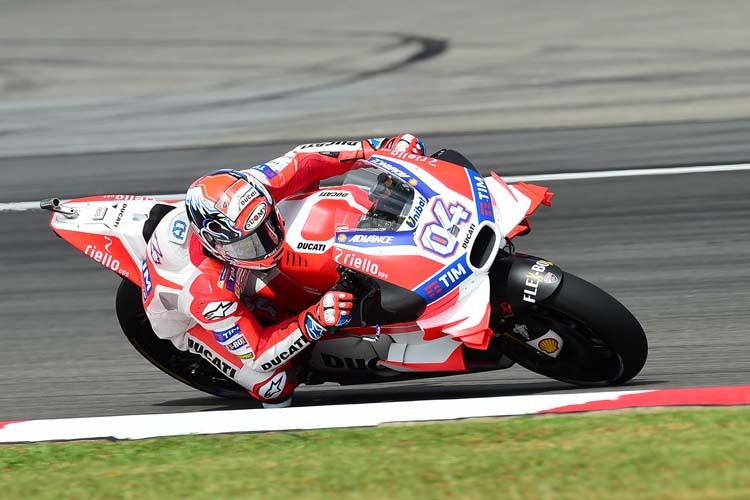 Andrea Dovizioso auf der Ducati Desmosedici