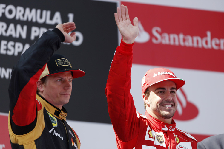 Kimi Räikkönen und Fernando Alonso