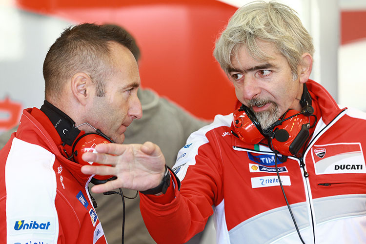 Lorenzos Crew-Chief Cristian Gabarrini mit Gigi Dall'Igna