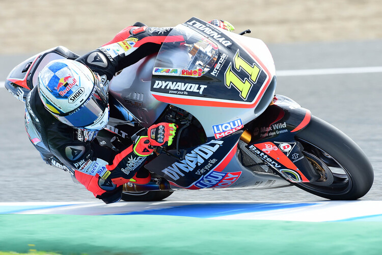 Sandro Cortese auf seiner Kalex in Jerez