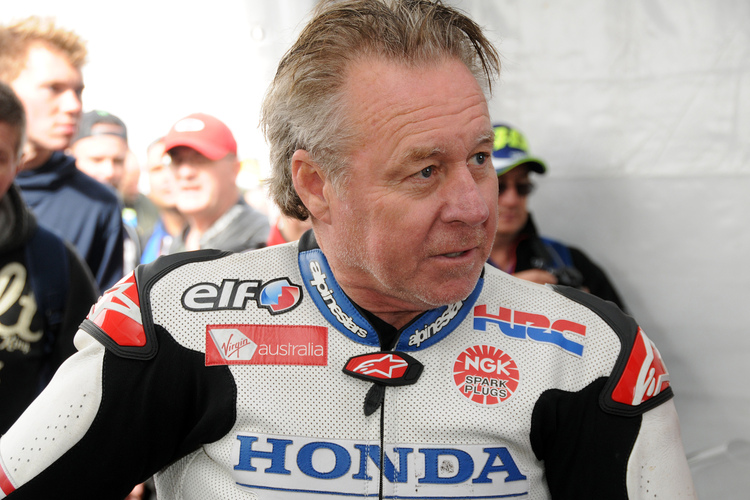 Wayne Gardner in Silverstone