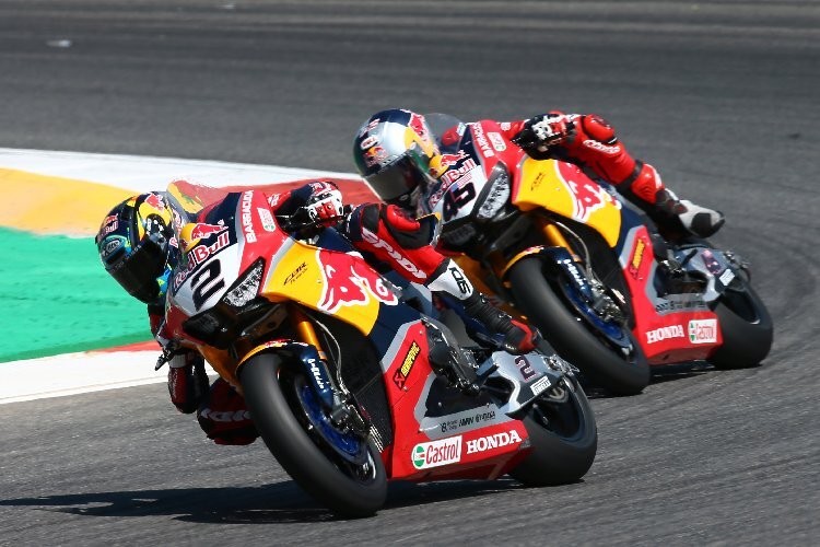 Leon Camier (2) und Jake Gagne (45)