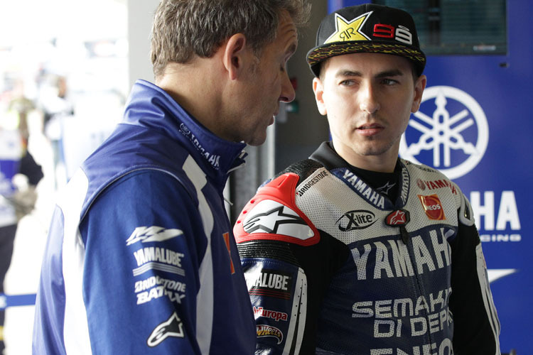 Jorge Lorenzo und Wilco Zeelenberg