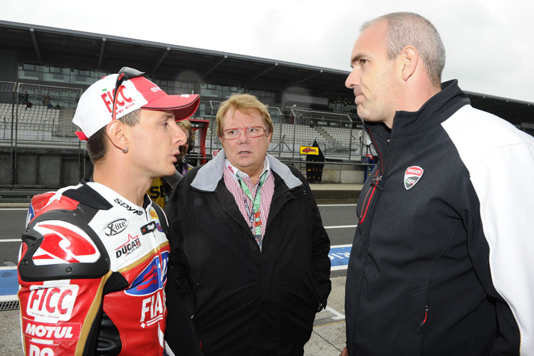 Ayrton Badovini, Francis Batta und Ernesto Marinelli (v.l.)