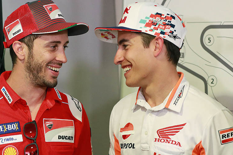 Andrea Dovizioso und Marc Márquez