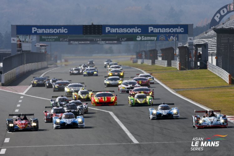 Bei den Rennen der Asian Le Mans sind die Startfelder inzwischen gut gefüllt