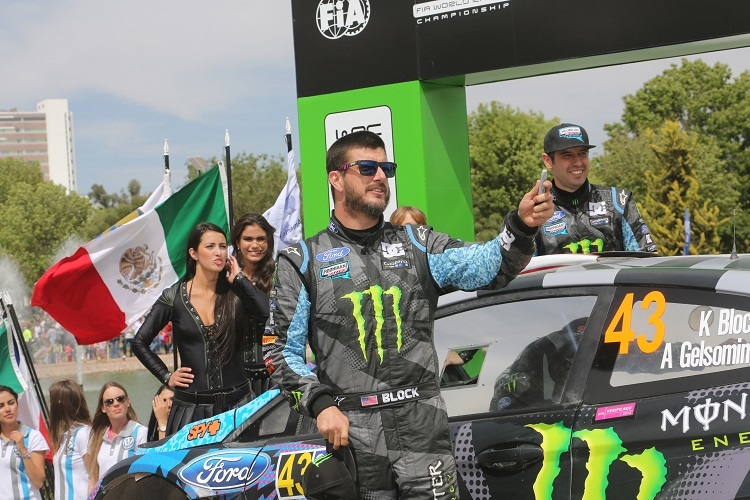 Ken Block bei der Rallye Mexiko 2013