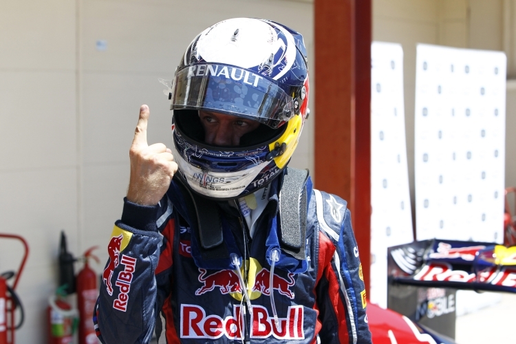 Sebastian Vettel hat nun 77 WM-Zähler Vorsprung