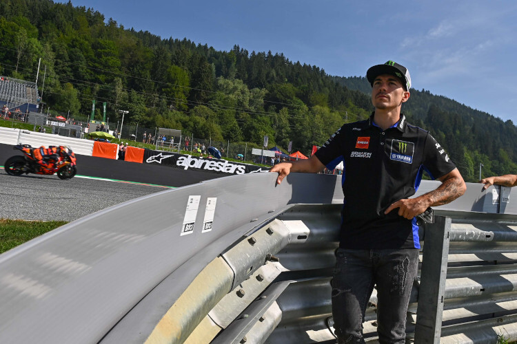 Maverick Viñales als Zaungast beim Österreich-GP