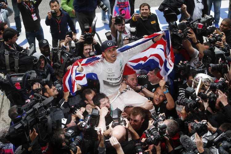 Lewis Hamilton in Austin: Drei Mal Sieger, 2015 Titel sichergestellt