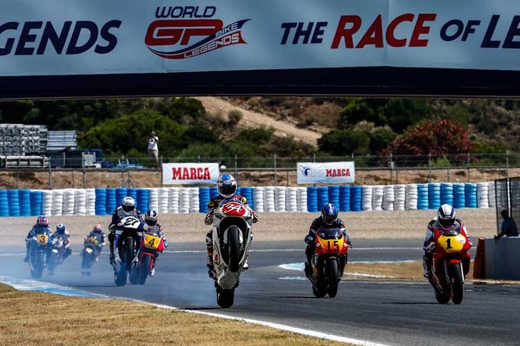 Die «World GP Bike Legends» 2015 in Jerez