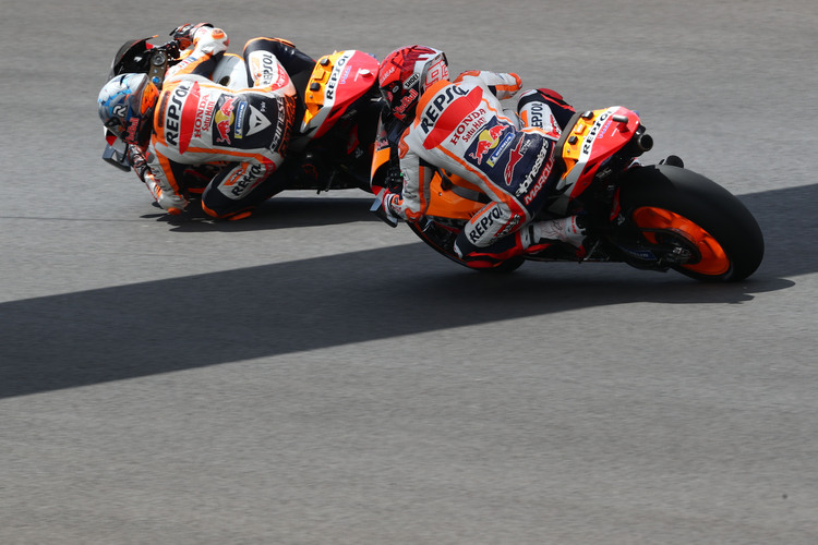 Pol Espargaró und Marc Márquez im Paarflug