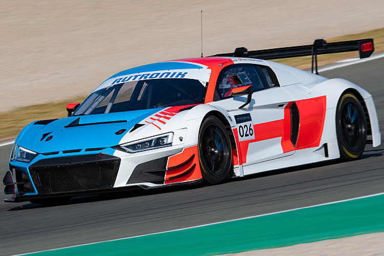 So sieht der Audi R8 LMS von HCB-Rutronik Racing im ADAC GT Masters aus