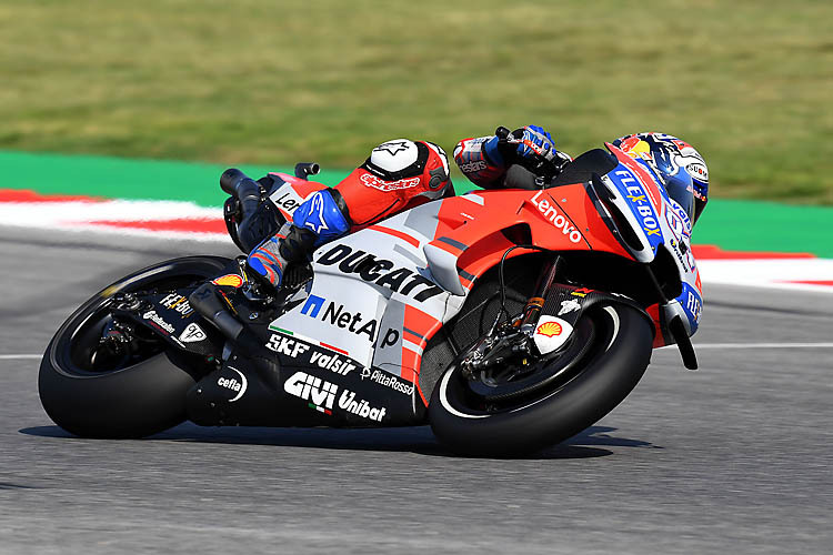 Andrea Dovizioso auf der Ducati Desmosedici