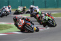 Zu Beginn von Lauf 1 lag Sylvain Guintoli (50) vor Tom Sykes (66)