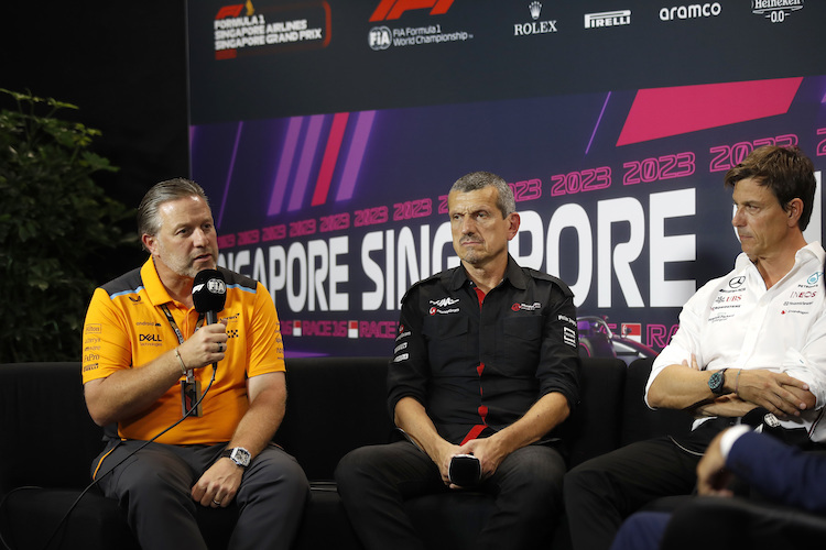 McLaren-CEO Zak Brown, Haas-Teamchef Günther Steiner und Mercedes-Teamprinzipal Toto Wolff sind sich einig, wenn es um die Erweiterung des GP-Feldes geht​