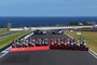 Auf Phillip Island entsteht das traditionelle Gruppenbild der Superbike-WM