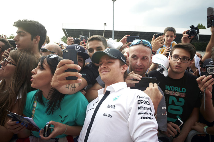 Nico Rosberg: «Die Tifosi sind grossartig»