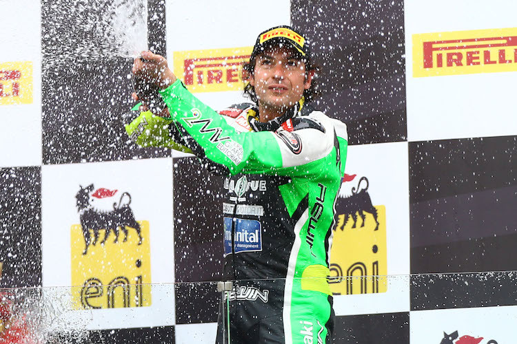 Roberto Rolfo bewies sich im Regen von Magny-Cours wieder als Racer: Platz 3
