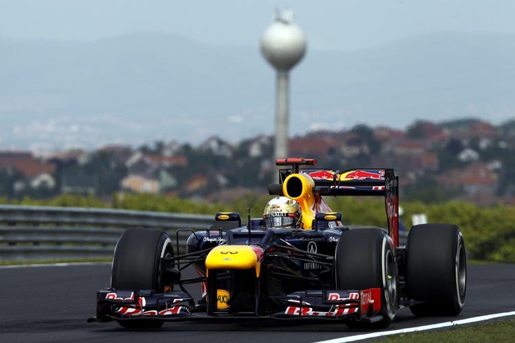 Sebastian Vettel auf dem Hungaroring