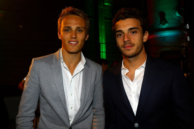 Gute Freunde: Max Chilton und Jules Bianchi