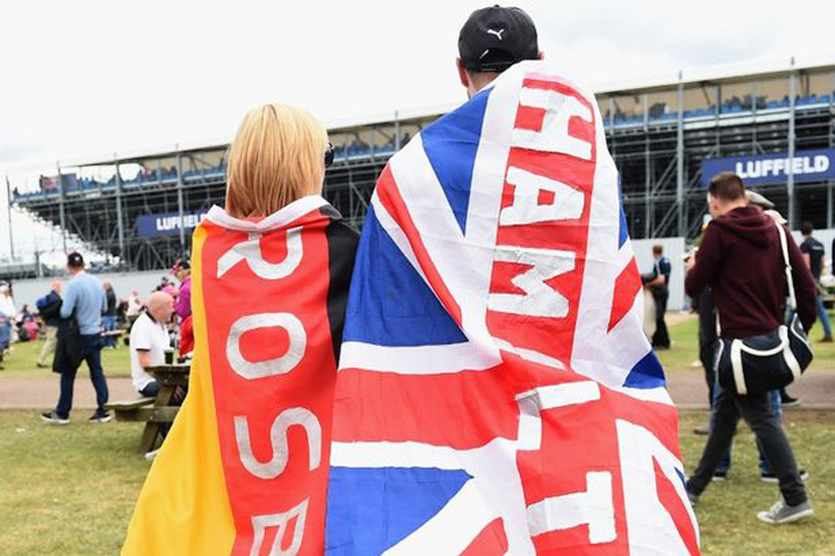 Es gibt auch Rosberg- und Hamilton-Fans, die zusammenhalten