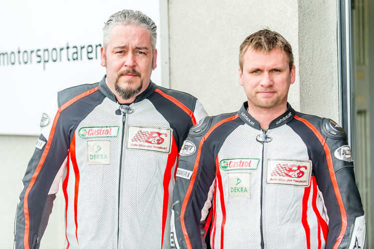 Andreas Böse (l.) und Beifahrer Sven Steinbach