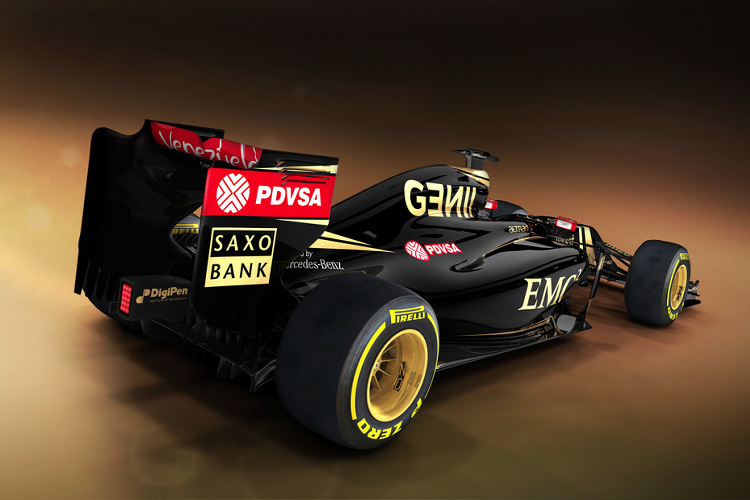 Eine weitere Ansicht des neuen Lotus E23 Hybrid