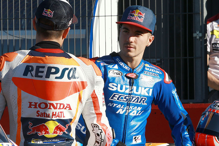 Maverick Viñales mit Marc Márquez