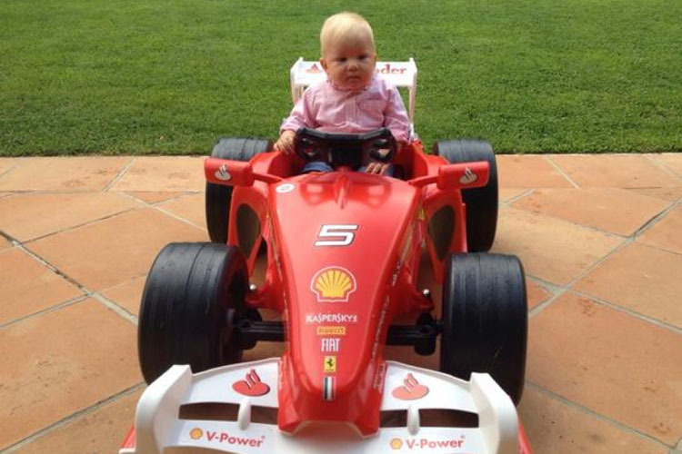 Ferrari setzt auf die jungen Fans...