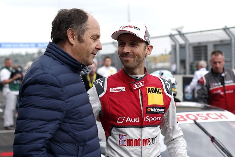 Gerhard Berger mit René Rast