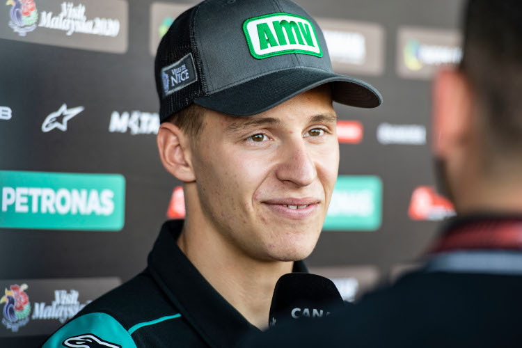 Fabio Quartararo steigt nach 2020 von Petronas Yamaha SRT ins Werksteam auf