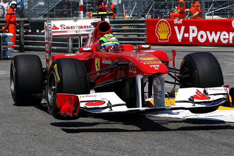 Der Einsatz stimmt: Felipe Massa 2011 in Monte Carlo