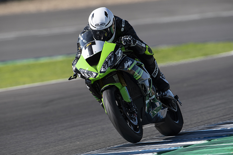 Philipp Öttl auf der Puccetti-Kawasaki