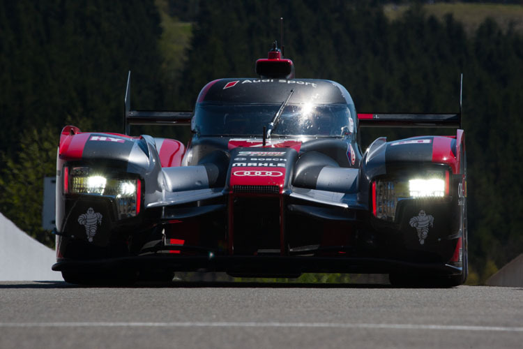 Die neue Frontpartie des Audi R18