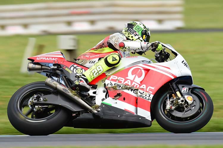 Andrea Iannone auf der Desmosedici GP14.2