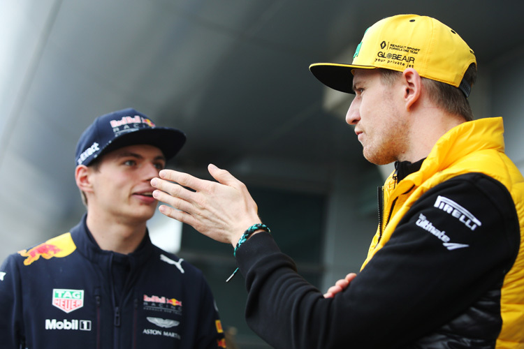 Max Verstappen und Nico Hülkenberg