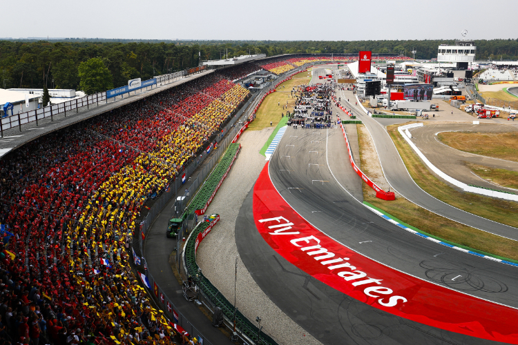 Prachtvolle Kulisse in Hockenheim: 2018 bei der Formel 1