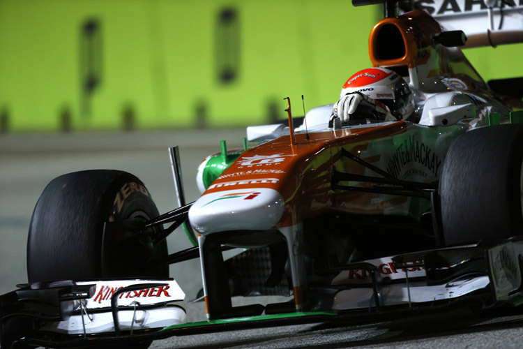 Adrian Sutil: Zu wenig Anpressdruck in Singapur