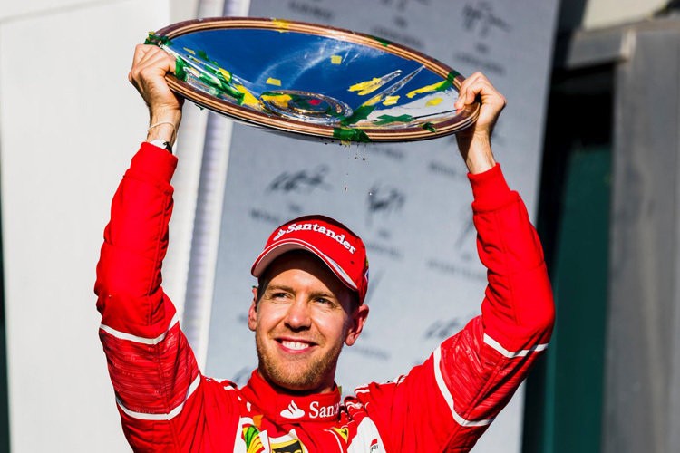 Australien-Sieger Sebastian Vettel